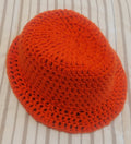 Orange (Dark) Artisan Cochet Fedora