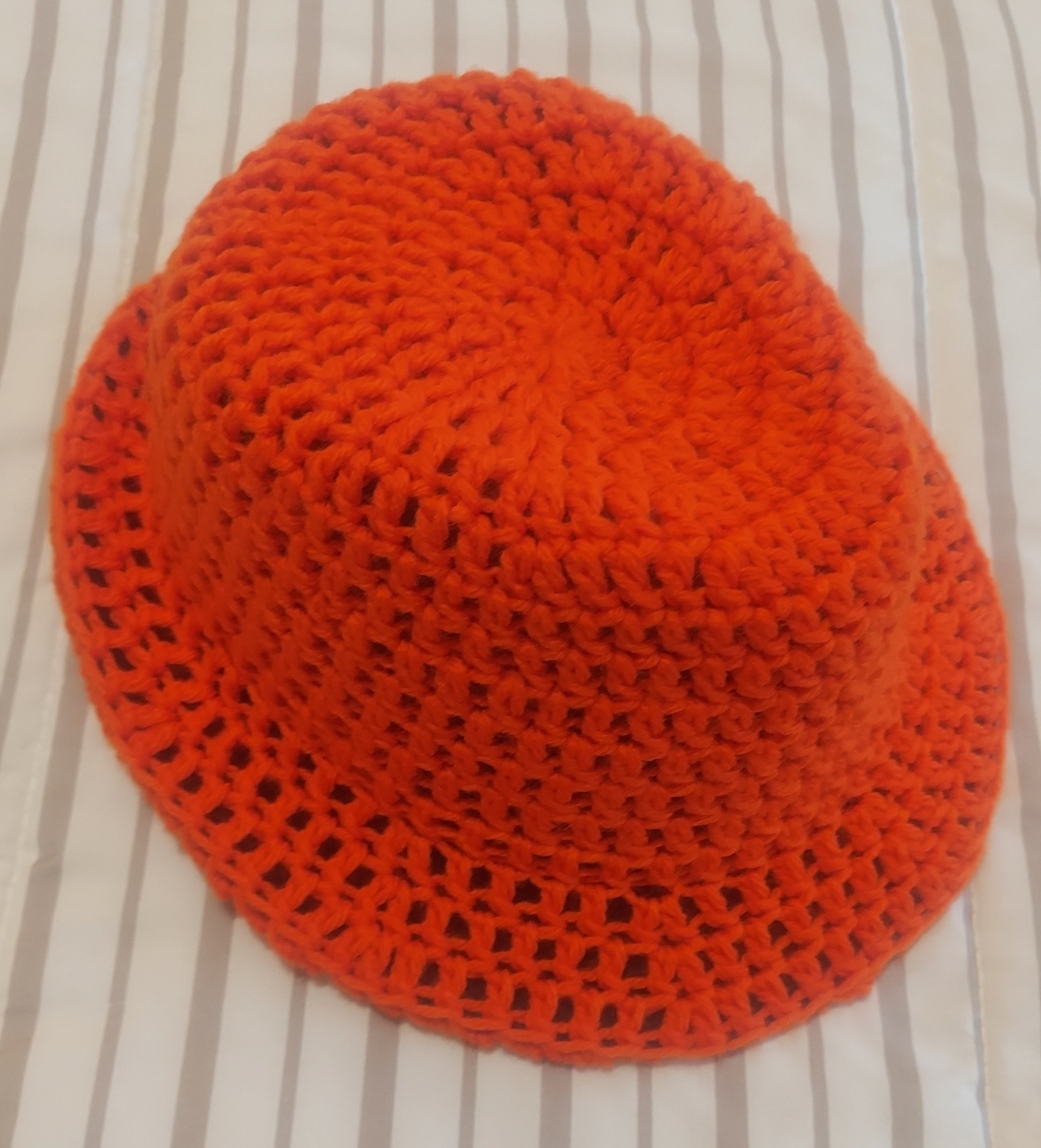 Orange (Dark) Artisan Cochet Fedora